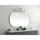 preview thumbnail 5 of 9, Elegant Lighting MR2B3660 Brynn 36" W x 60" H Oval Framed Bathroom