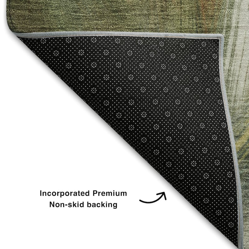 Premium Washable Super Soft Contemporary Blur Mayfield Rug