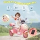 preview thumbnail 4 of 22, 12V Slow Start Two-seater Three Wheels Kids Ride On Electric Motorcycle with Multi-function player&Storage Box for kids Aged 3-6