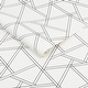 preview thumbnail 3 of 1, Transform White Geo Peel and Stick Wallpaper