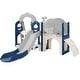 preview thumbnail 27 of 34, Toddler Slide,Swing Set 8 in 1,Kids Playground Climber Slide Playset with Basketball Hoop Freestanding Combination for Babies
