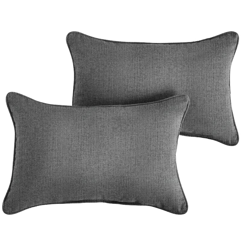 Sorra Home Sunbrella Outdoor Corded Pillow Set of 2