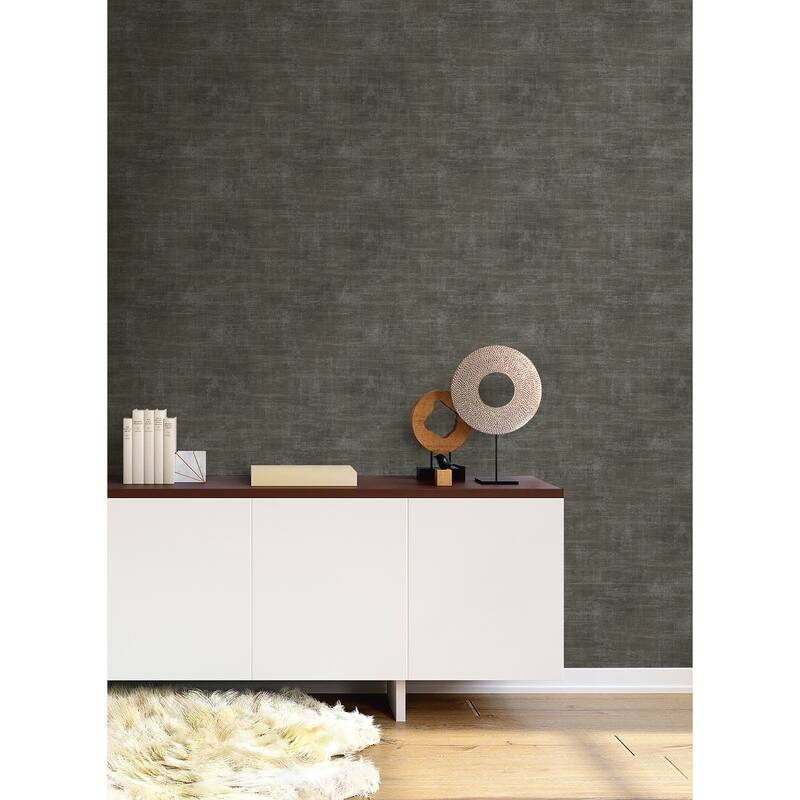 Seabrook Designs Eglantine Faux Unpasted Wallpaper