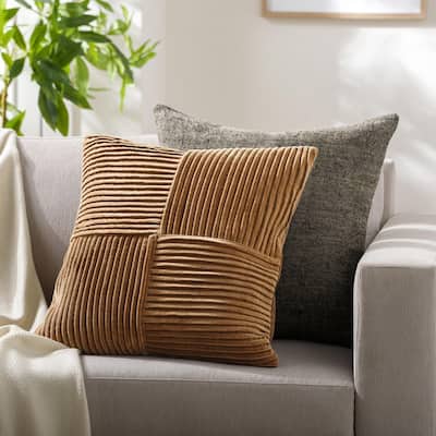 Maxence Modern & Contemporary Solid Color Throw Pillow
