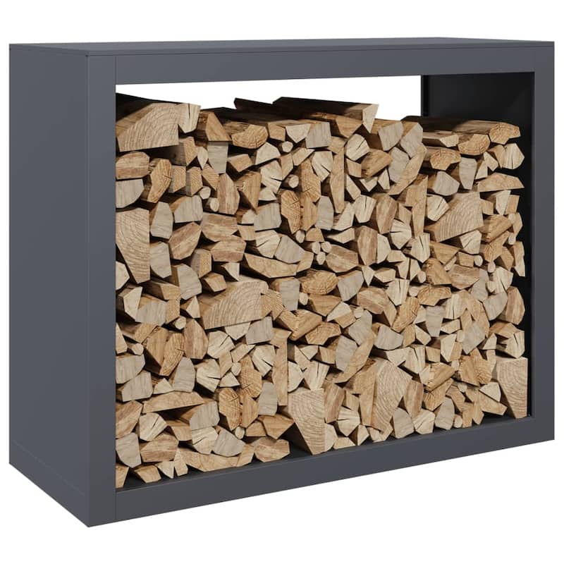 vidaXL Firewood Rack Steel