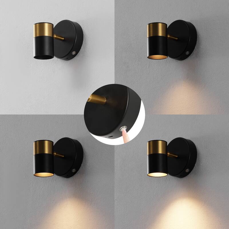 6" 1-Light LED Rechargeable Spotlight, by JONATHAN Y - N/A
