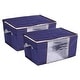 preview thumbnail 2 of 4, Clothes Storage Bag 2pcs, Storage Bins Foldable Closet Organizers