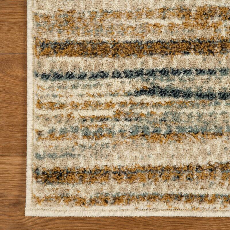 Superior Eclectic Abstract Lines Indoor Area Rug