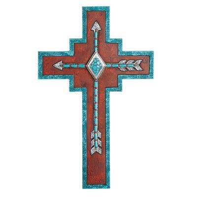 Unique Southwest Rustic Arrow Hanging Wall Cross