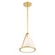 preview thumbnail 4 of 5, Fulton 1 Light Antique Gold Pendant