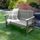 preview thumbnail 11 of 40, Lehigh 4-foot Eco-friendly Synthetic Wood Garden Bench