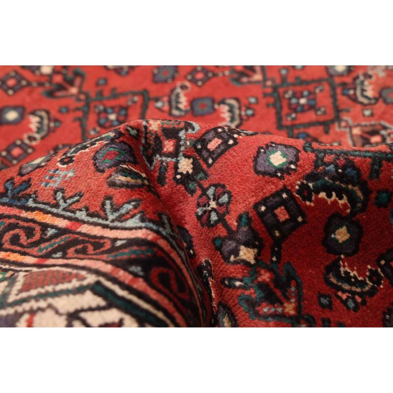 ECARPETGALLERY Hand-knotted Andelz Red Wool Rug - 2'10 x 12'9