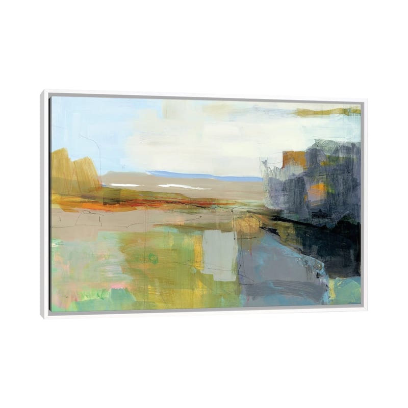 iCanvas "Summer Vibes" by Kathleen Robbins Framed Canvas Print - White - 32x48