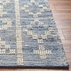 preview thumbnail 3 of 6, Saredon Handmade Farmhouse Cotton & Wool Area Rug
