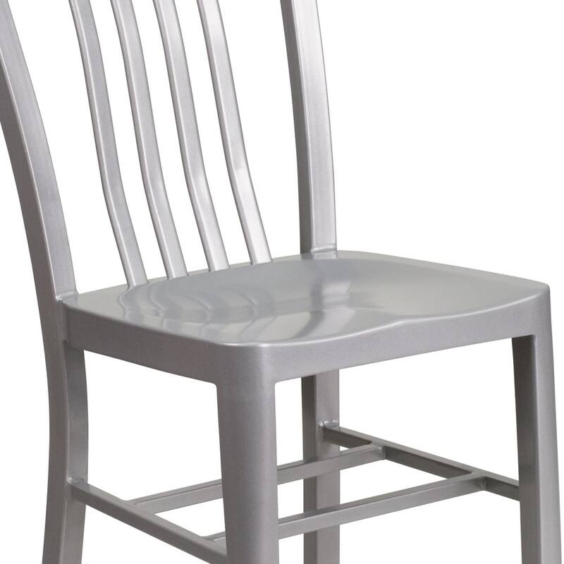 2 Pack Metal Indoor-Outdoor Chair