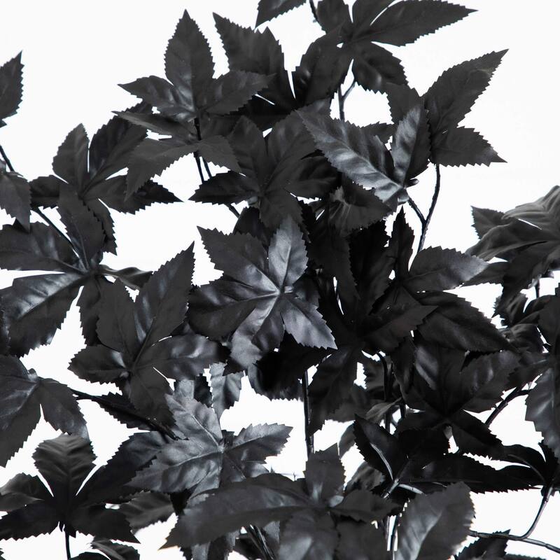 Black Maple Halloween Artificial Potted Tree - 6' - Unlit