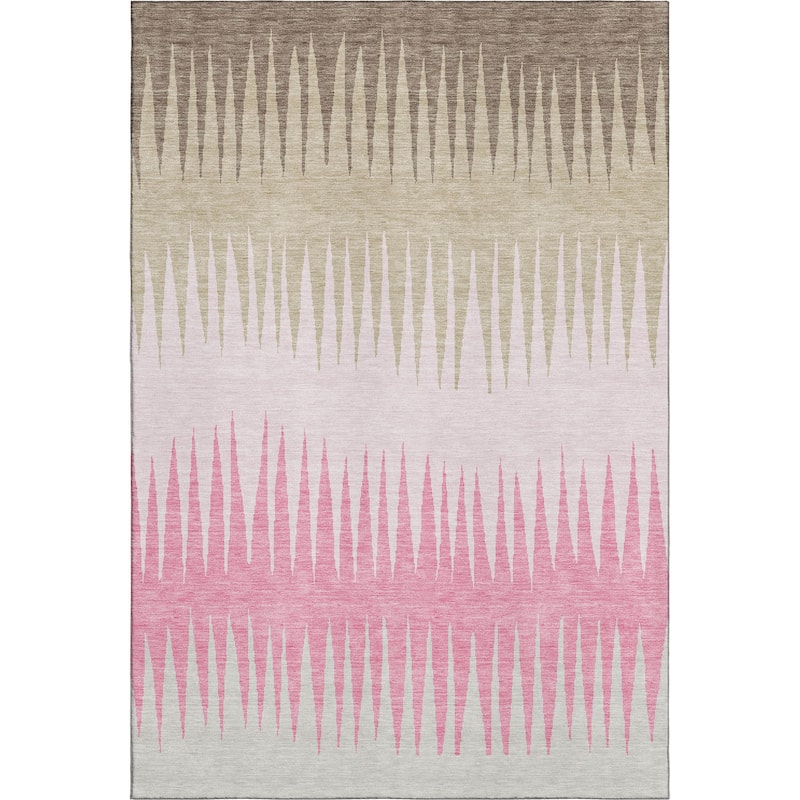 Premium Washable Super Soft Modern Spikes Mayfield Rug