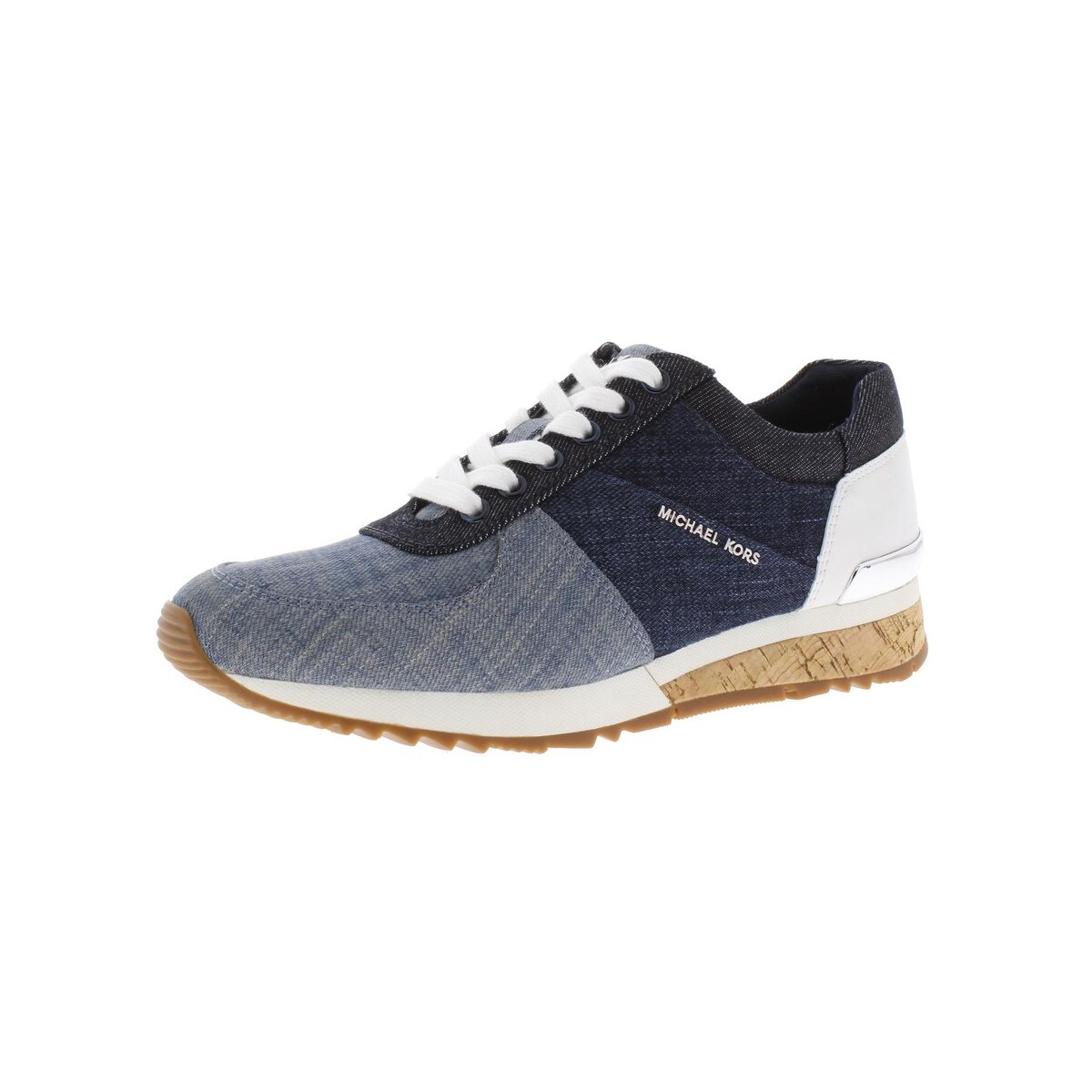 michael kors denim sneakers