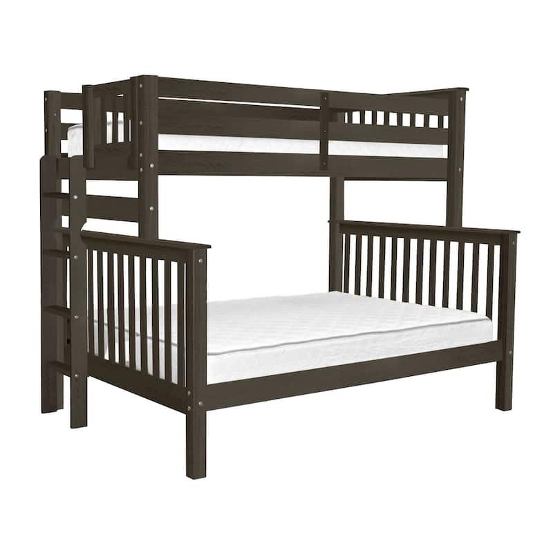 Taylor & Olive Trillium Twin over Full Bunk Bed with End Ladder