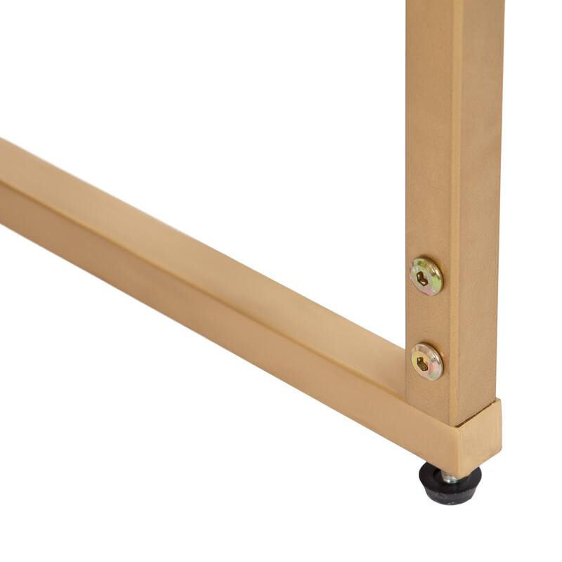 Kate and Laurel Kaya Wood and Metal Counter Height Pub Table - 42x24x36