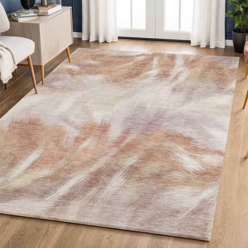 Premium Washable Super Soft Contemporary Blur Mayfield Rug