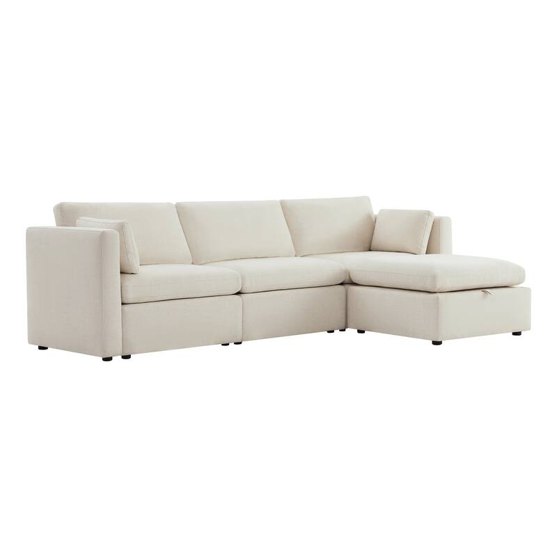 Celia Oversized Modular Sectional Fabric Sofa Set