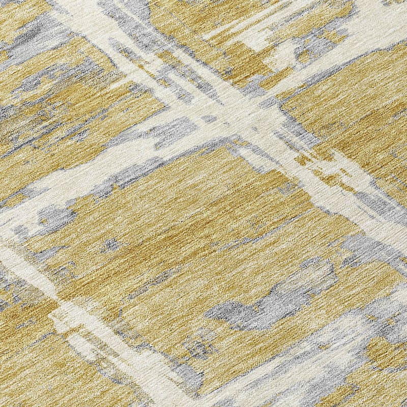 HomeRoots Striped Transitional Rectangle Outdoor Rug