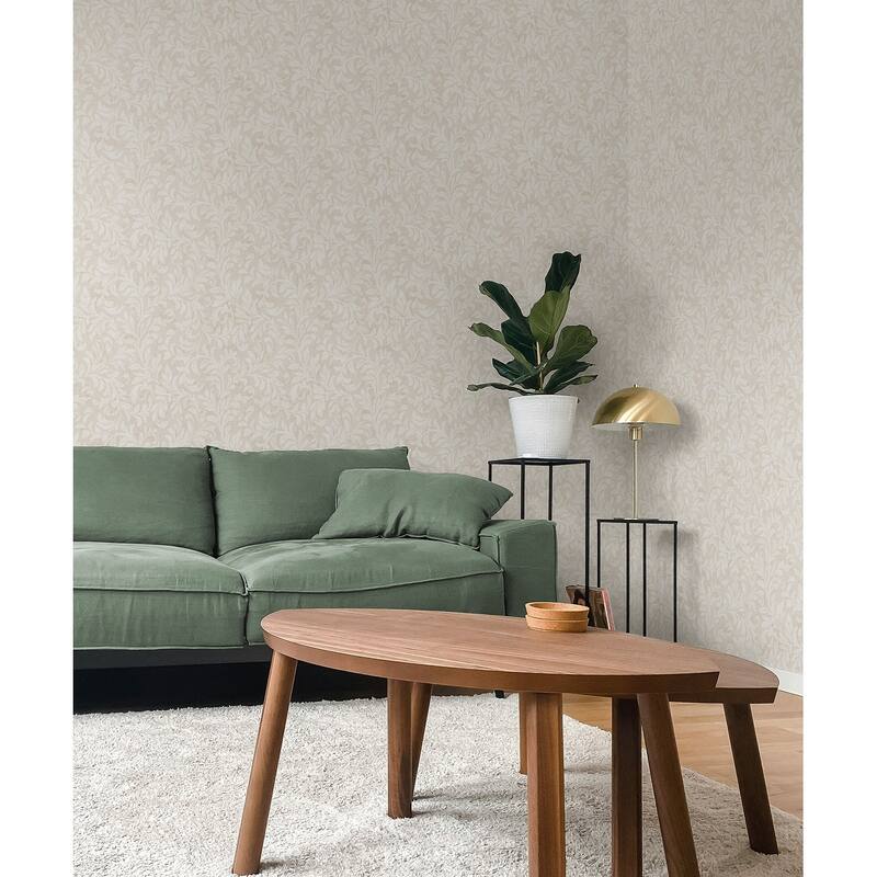 Seabrook Designs Calpurnia Vine Unpasted Wallpaper