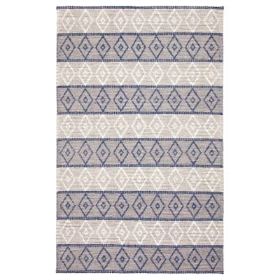 ECARPETGALLERY Braid weave Sienna Taupe Wool Rug - 5'1 x 8'1