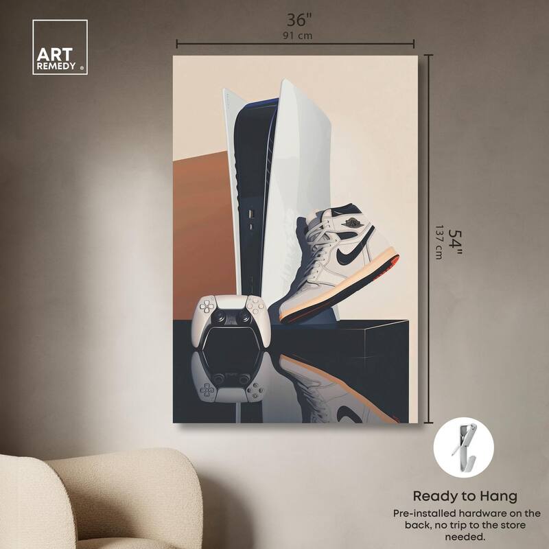 Stylish Gamer Canvas by Art Remedy, Gallery Wrapped