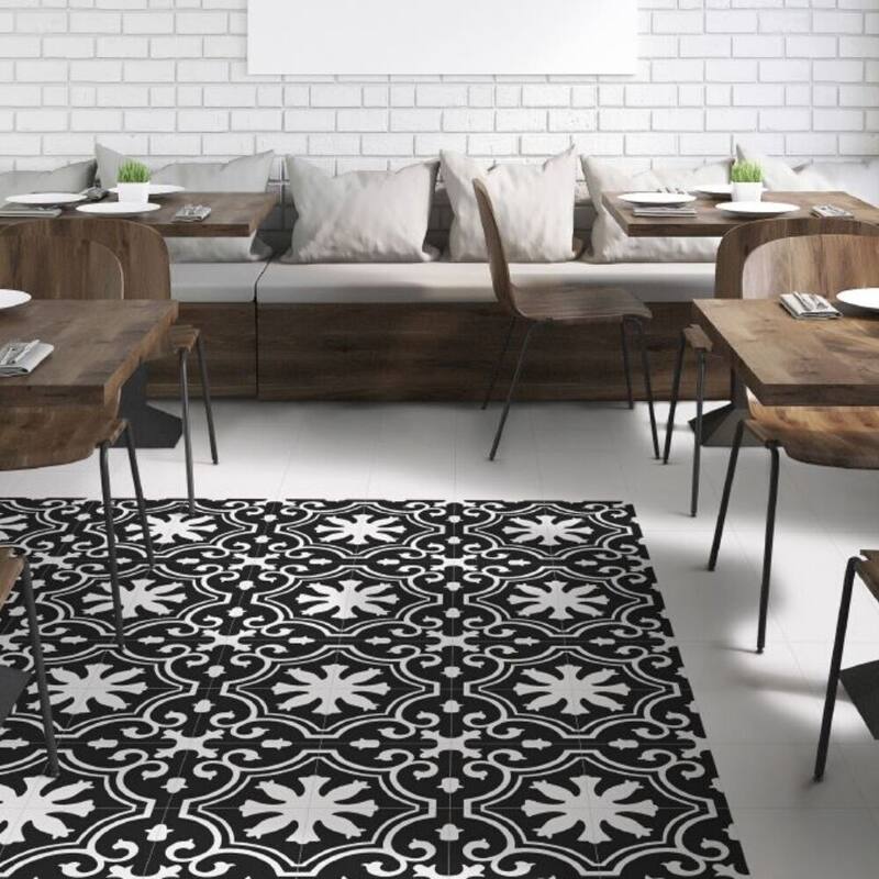 The Tile Life Venice 10x10 Night Porcelain Floor & Wall Tile