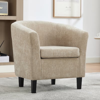 Porthos Home Svala Fabric Accent Chair with Wooden Legs