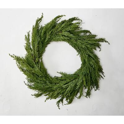 24" Cedar Wreath - Multicolor
