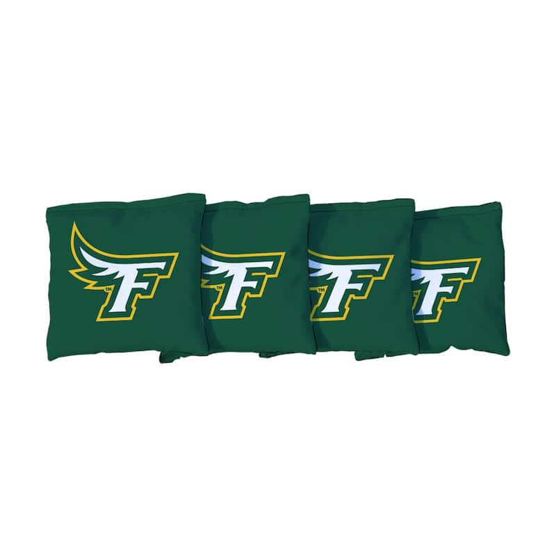 Fitchburg State Falcons Green Cornhole Bags - All-Weather Resin Filled