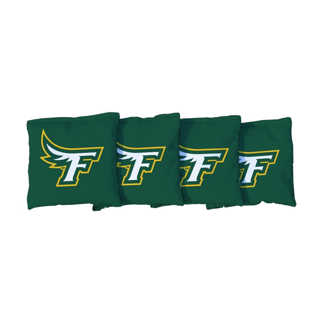 Fitchburg State Falcons Green Cornhole Bags
