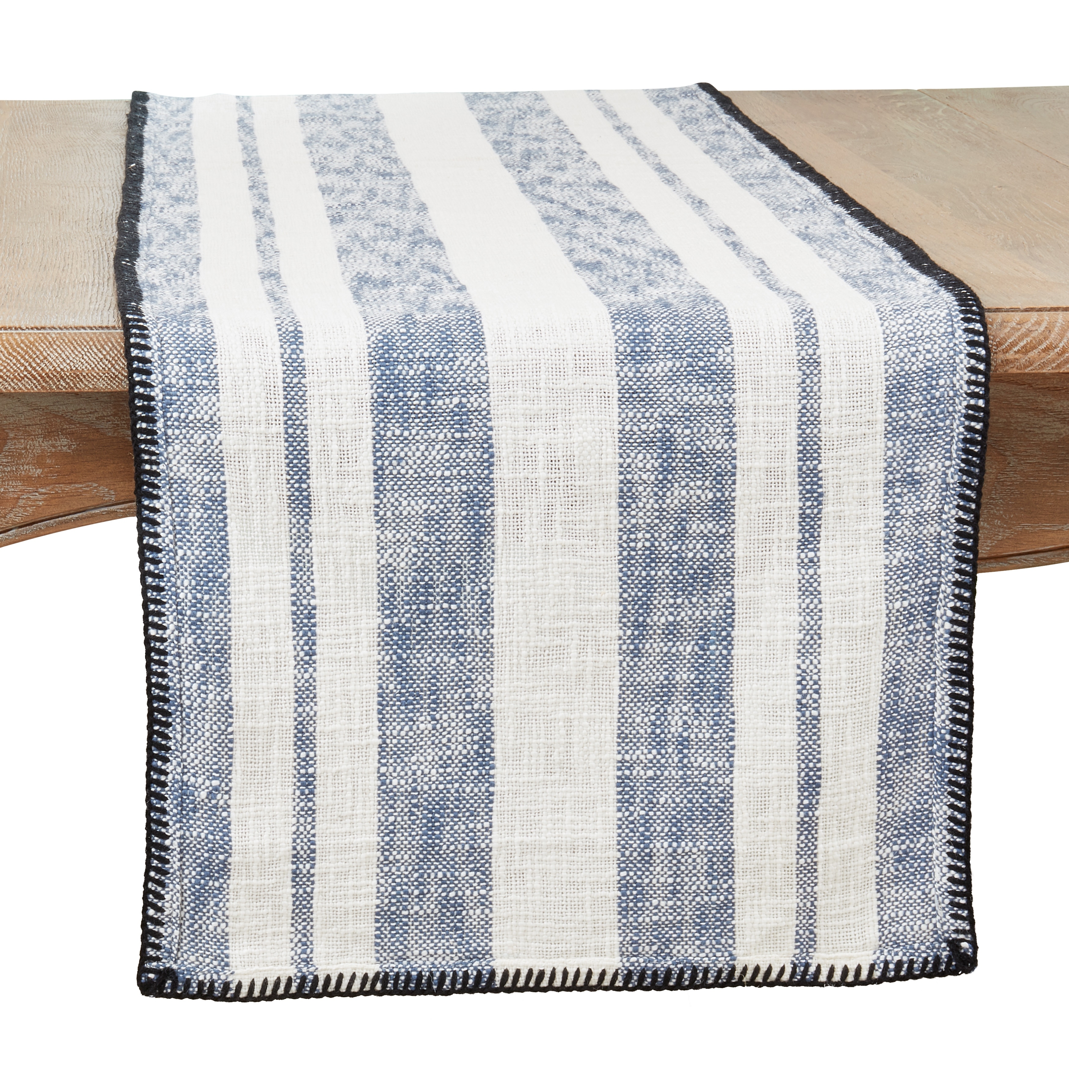 Stripe Design Whipstitch Table Runner - 16"x72"