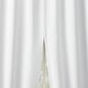 preview thumbnail 28 of 56, Sun Zero Aria 2-pack Magnetic Closure Theater Grade Total Blackout Back Tab 2-Piece Curtain Panel Pair 52" x 63" - White