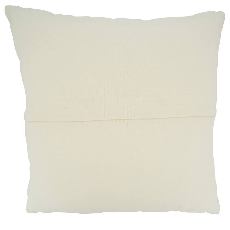 Woven Pillow With Line Design