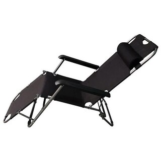 Aleko Fcbc3r Foldable Zero Gravity Camping And Lounge Chair Red