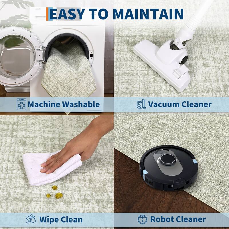 Garvee Modern Timeless Solid Area Rug