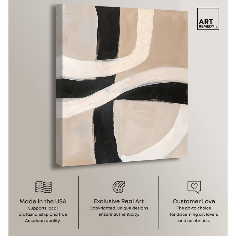 Subline Strokes II Canvas by Art Remedy, Gallery Wrapped