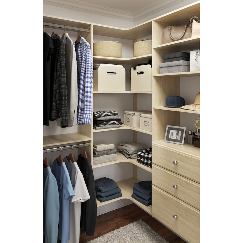 Easy Track Ultimate Corner Laminate Closet Kit