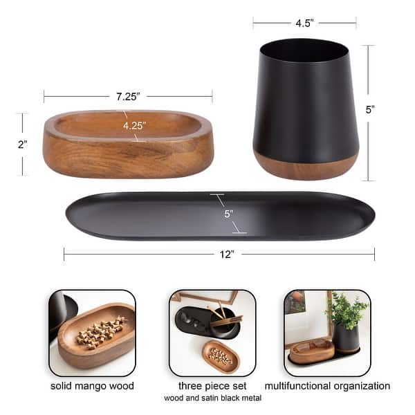 dimension image slide 0 of 2, Kate and Laurel Koni 3 Piece Organization Set