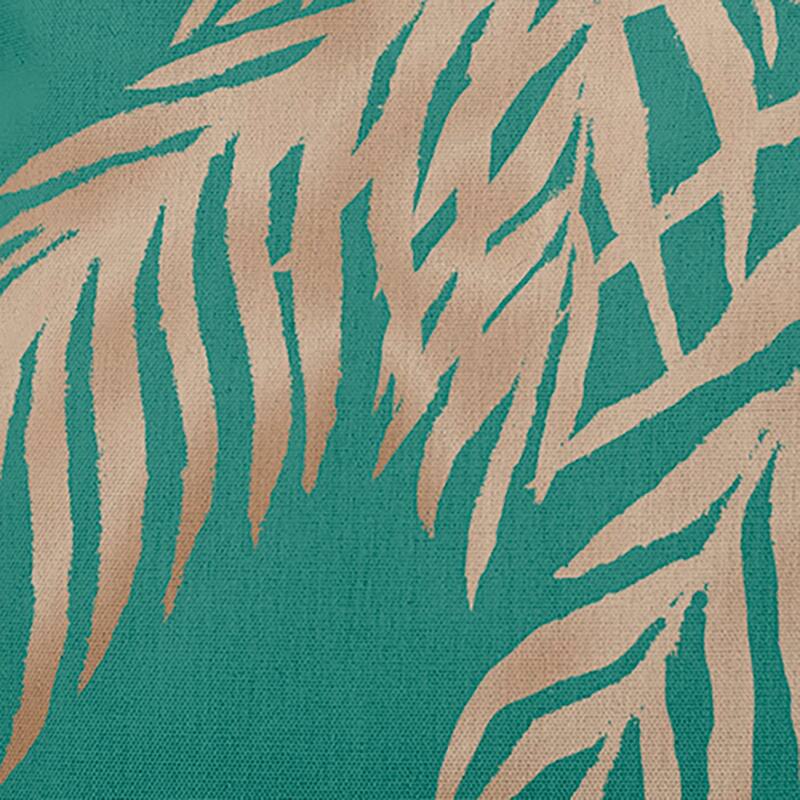 Blowing Palm Fronds Decorative Throw Pillow
