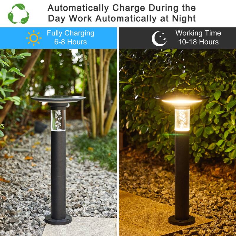 Outdoor Solar Light, Landscape Path Light with 2 Light Colors