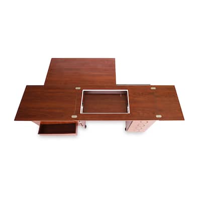 Harriet Quilt Leaf Teak