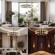 preview thumbnail 15 of 55, KAYLA Modern Chandelier with K9 Crystal