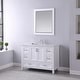 preview thumbnail 11 of 110, Altair Isla Single Bathroom Vanity Set and Aosta White Countertop with Mirror