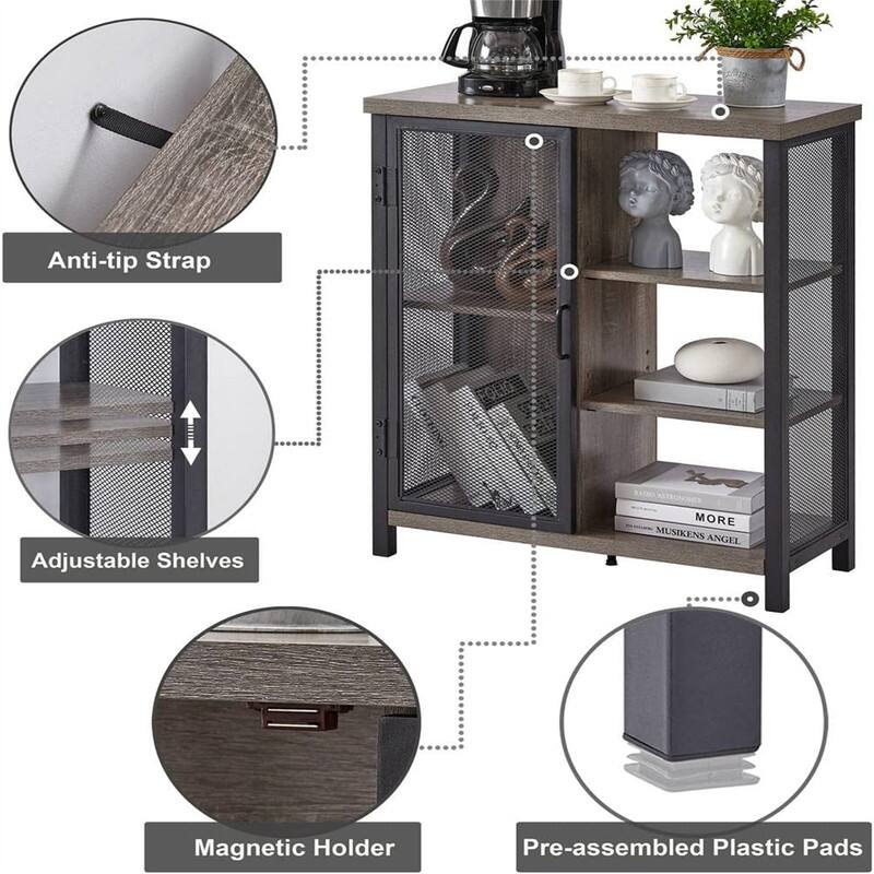 Farmhouse Coffee Bar Cabinet