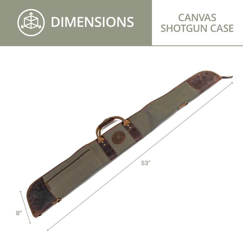 Outdoor Leisure Products Model CT10002 Canvas and Leather Shotgun Case